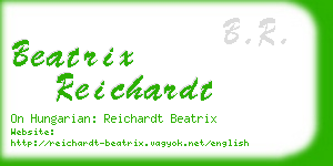 beatrix reichardt business card